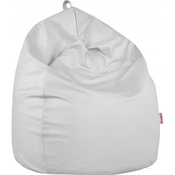 Sedací pytel Bílý Sedací Vak Sako pro Děti z Ekokůže