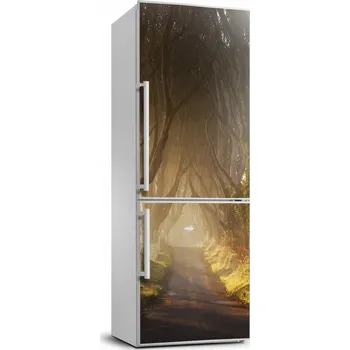 Fototapeta Samolepící tapeta na lednici Cesta v lese 70x190 cm