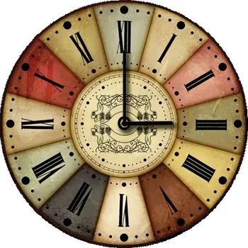 Hodiny Nástěnné hodiny dřevěné do kuchyně 30x30 cm