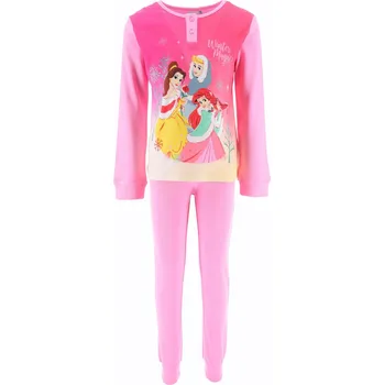 Dívčí pyžamo Světle růžové dívčí bavlněné pyžamo Disney Princesses Velikost: 104