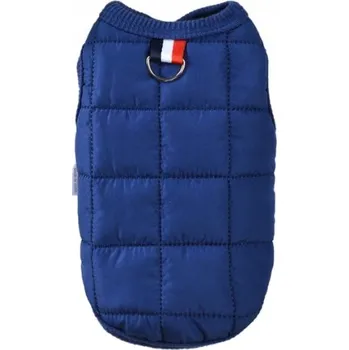Obleček pro psa BUNDA OBLEČEK PRO PSA VESTA TEPLÁ ZIMNÍ MODRÁ L