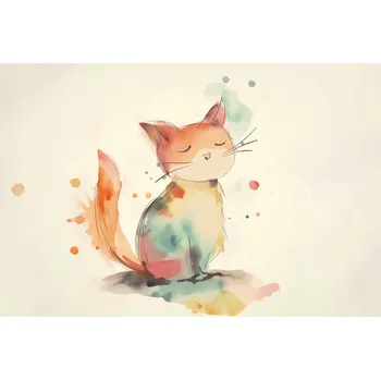 Plakát Plakát Rozjímání Kočičí Hlavy bez rámu 91,5 x 61 cm