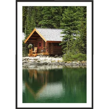 Obraz OBRAZ, PLAKÁT V RÁMU 53x73 cm Chatka P2018