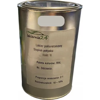barva a nátěr na dřevo Barva Průmyslový polyuretanový lak 1l polomat 2:1 RAL 7044