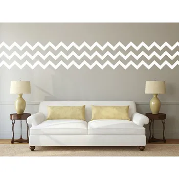 Samolepící dekorace Samolepky na zeď CHEVRON vzor proužky cik-cak