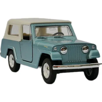autíčko Jeep jeepster Commando Station Wagon 1967 1:34-39 model Welly modrý