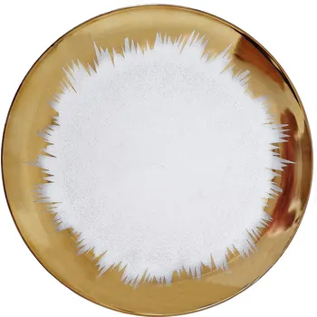 Talíř PODLOŽKA POD TALÍŘ PLASTOVÁ ZLATÁ Ø 32,5 cm F707