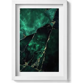 Obraz Elegantní obraz do obýváku Lineární listy jinanu ve stylu boho 20x30 cm