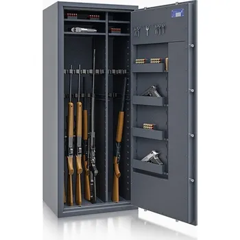 Trezor ISS Kombinovaný trezor St. Gallen WF MAX KOMBI 56469.56 BIOMETRIC, grafitově šedý