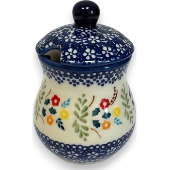 Cukřenka Malá cukřenka, hořčice UNIKÁT 160 ml AD01 Keramika Bolesławiec