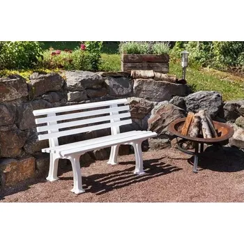 Lavička zahradní IBIZA bílá