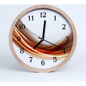 Hodiny Stylové nástěnné hodiny Abstraktní linie Město