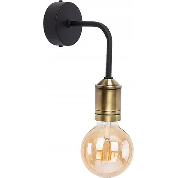 Nástěnné svítidlo Nástěnné svítidlo Jupiter černé, zlaté E27 60 W