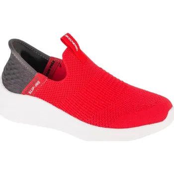 Dívčí tenisky Červené tenisky Skechers Slip-Ins Ultra Flex 3.0 - Smooth Step 403844L-RDBK Velikost: 28