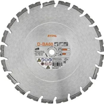 Řezný kotouč STIHL Rozbrušovací kotouč D-BA60 Ø 300 mm/12" (08350947009)