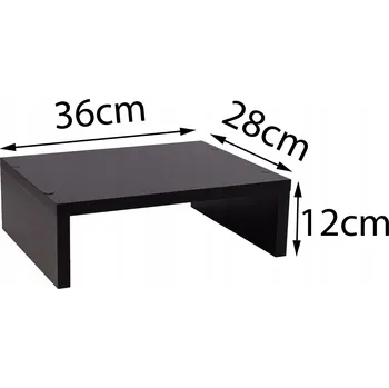 Podstavec pod monitor Podstavec pod monitor Epi-Tech černý 36x12x28 cm