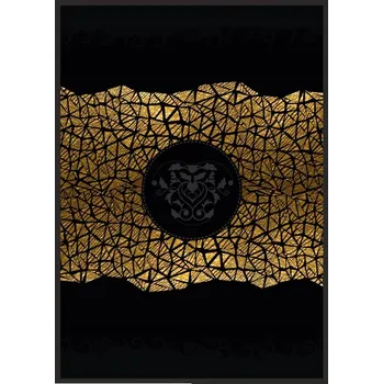 Obraz OBRAZ PLAKÁT V RÁMU 43x33 cm Zlatý P697