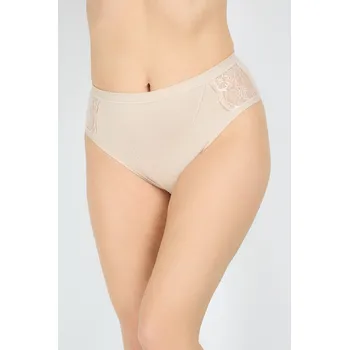 Kalhotky Jadea Donna klasické kalhotky s vyšším pasem tělové - JADBEIG/béžová / 6/XL JAD2B002-BEIG