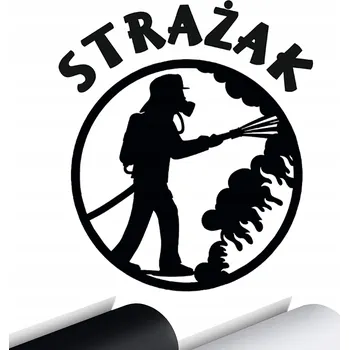 Samolepicí dekorace na vozidlo Samolepka na auto HASIČ DOBROVOLNÝ HASIČI 15x13