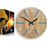 Nástěnné hodiny ModernClock béžové 33cm