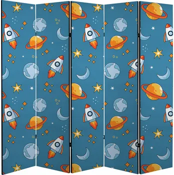 Paraván Závěs do kadeřnictví, Paraván salon, nástěnná 225x172 cm, barevná