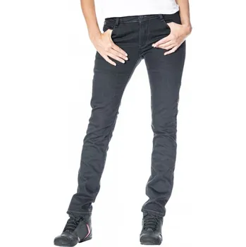 Moto kalhoty Dámské džíny na motorku IXON Billie černé 38