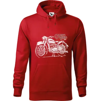 Dámská mikina Mikina - Ogar 350 Barva: Červená (07), Velikost: XXL, Střih: Pánské