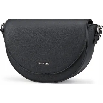 Kabelka Crossbody kabelka Přes Rameno Půlměsíc PUCCINI Na opasku Černá BML056M-1