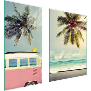 Kuchyňské prkénko Krájecí deska TMK ArtDeko sklo 2 ks