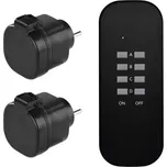 Dálkově ovládané zásuvky IP44, černé