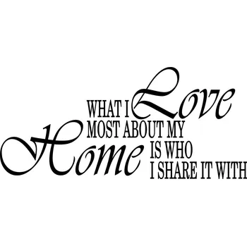 Obraz Drukant W-C0222_140 Samolepka na stěnu s citátem černá 140x70 cm