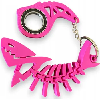 Přívěsek na klíče Antistresový Spinner Keyrambit + Klíčenka Žralok