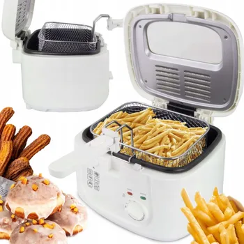 fritéza VELKÁ TRADIČNÍ FRITÉZA olejová 2.5L 1800W pro smažení HRANOLKŮ