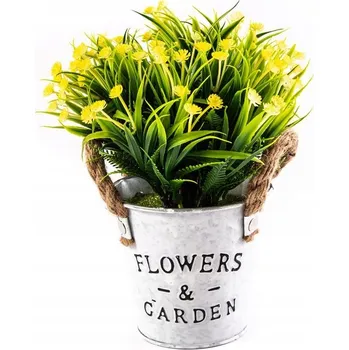 umělá květina UMĚLÉ KVĚTY V KVĚTINÁČI 20 cm různé