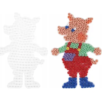 Dětské navlékací korálky Podložka pod korálky Hama Midi 318 13,5 x 9,5 cm prasátko