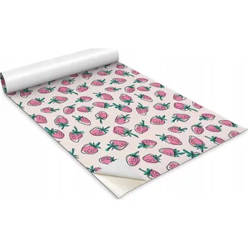 Fototapeta Matná nábytková fólie na dveře Růžové jahody 100 x 50 cm