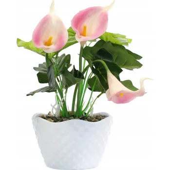 umělá květina UMĚLÝ KVĚT V KVĚTINÁČI Tulipán RŮZNÉ BARVY