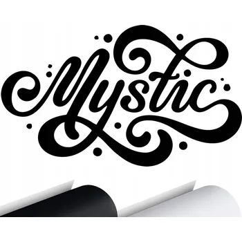 Samolepicí dekorace na vozidlo NÁLEPKA na auto NÁPIS MYSTIC SAMOLEPKA 15x9