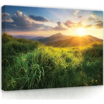 Obraz Obraz KRAJINA HORY PŘÍRODA Na Plátně 60x40