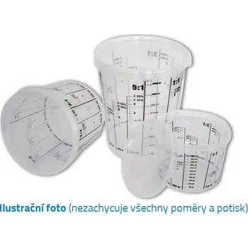 barva na kov RENOPRO Míchaná barva - Polyuretan DTM 2K lesklý 840G Objem: 0,5 L