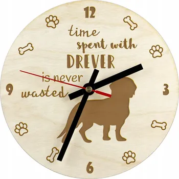 Hodiny Nástěnné hodiny Art-Dog béžové 20 cm