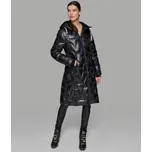 KARL LAGERFELD dámská zimní,péřová bunda CHEVRON černá M