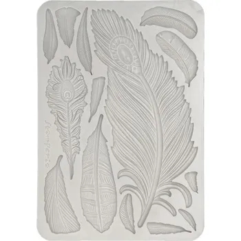 Forma na odlévání Stamperia Silikonová forma na odlévání A5 - Peří