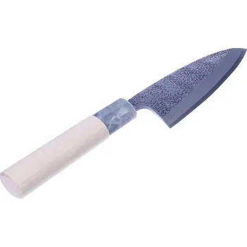 Kuchyňský nůž Japonský deba nůž na filetování ryb s kladívkovým povrchem UMEBACHI RYUMA - 105 mm