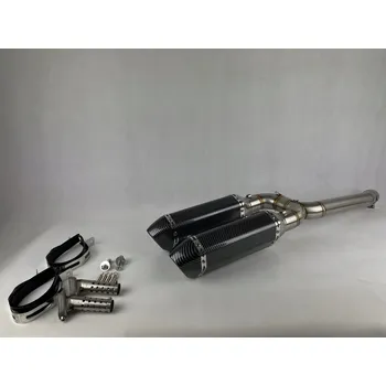 Výfuk pro motocykl Sportovní tlumič výfuku Aprilia OE nerezová ocel karbon s DB-killerem pro FZ6