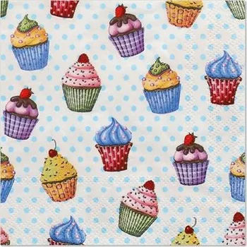 Papírový ubrousek Dezertní ubrousky 3vrstvé 25 x 25 cm 20 ks