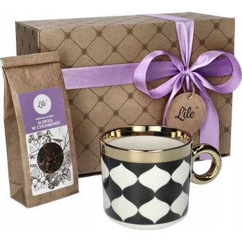 Hrnek Lile Domino porcelánový 345 ml