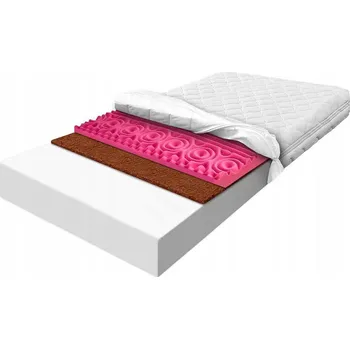 Matrace Matrace pěnová 80x200x10 s masážní pěnou HR kokosová, tvrdost H1