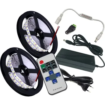 LED osvětlení LED SADA 300 BÍLÁ 10M 3528 + STMÍVAČ + NAPÁJECÍ ZDROJ