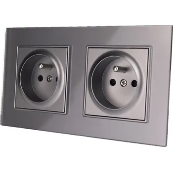 Elektrická zásuvka Appio nástěnná Elektrická Zásuvka šedá